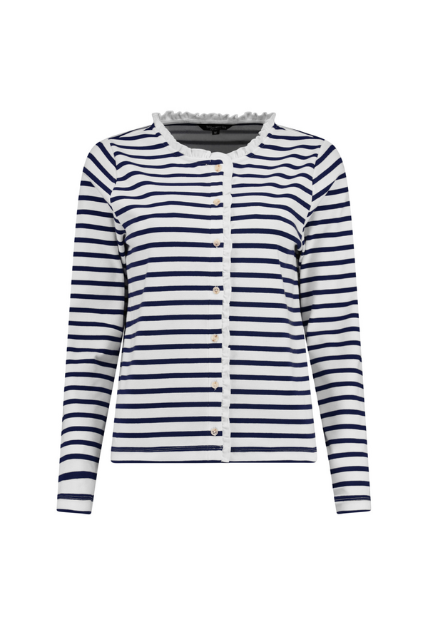 Vest - Navy/White