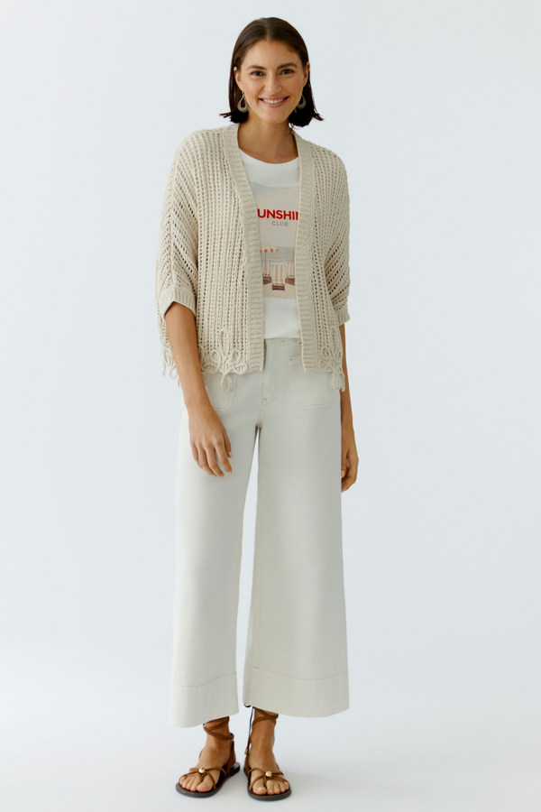 Knit Jacket - Biscuit