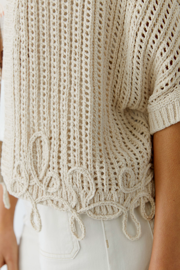 Knit Jacket - Biscuit