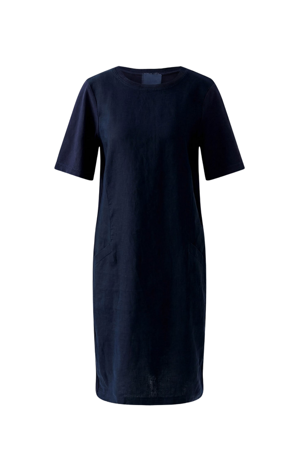 Linen Dress - Dark Blue