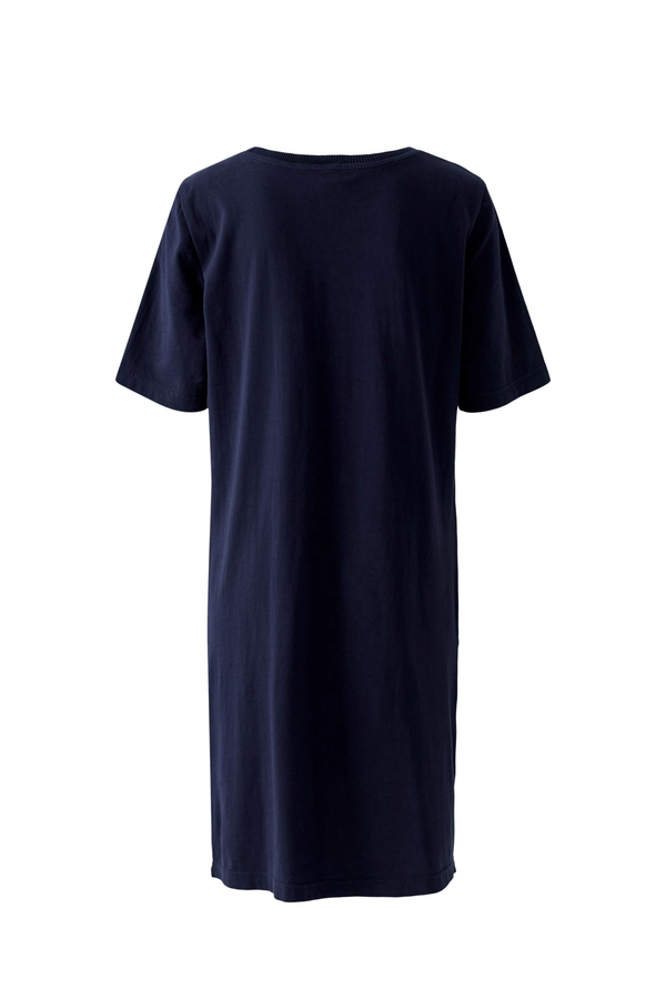 Linen Dress - Dark Blue