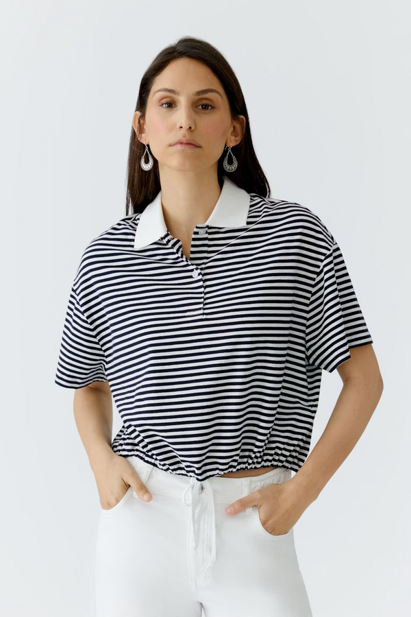 Polo Shirt - White/Blue