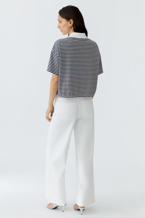 Polo Shirt - White/Blue
