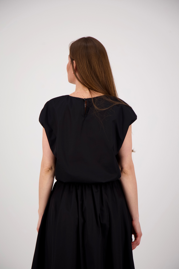 Crop Blouse - Black