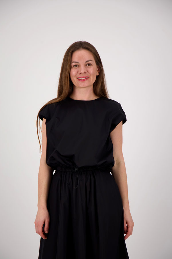 Crop Blouse - Black