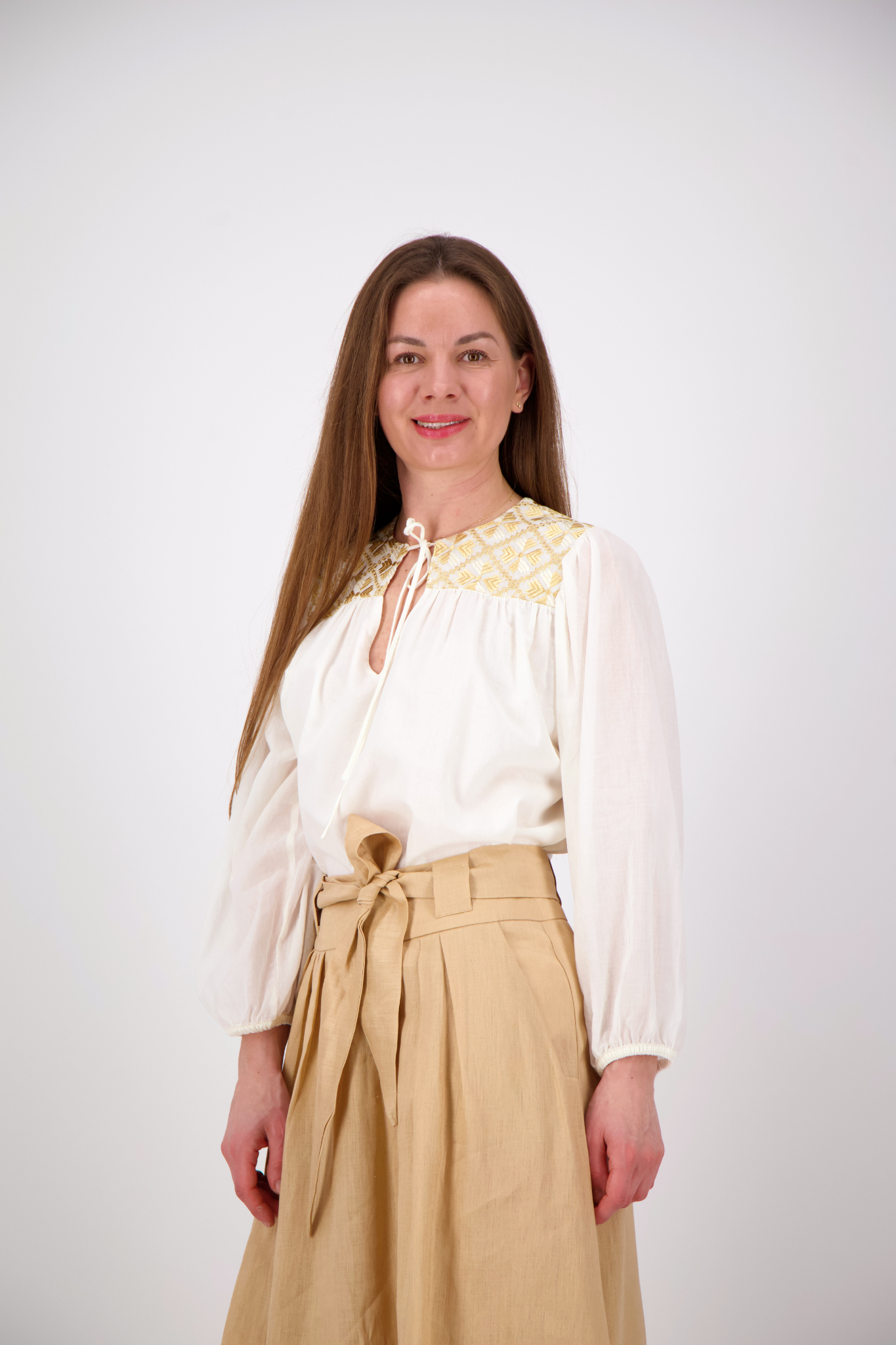 Blouse - Natural/ Gold Champagne
