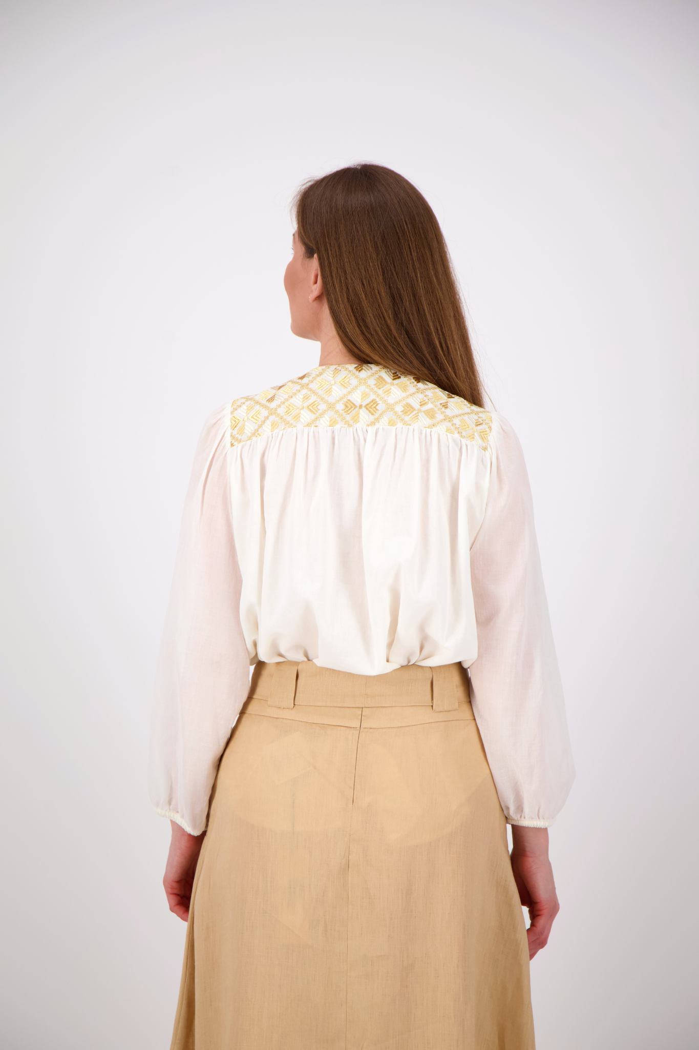 Blouse - Natural/ Gold Champagne