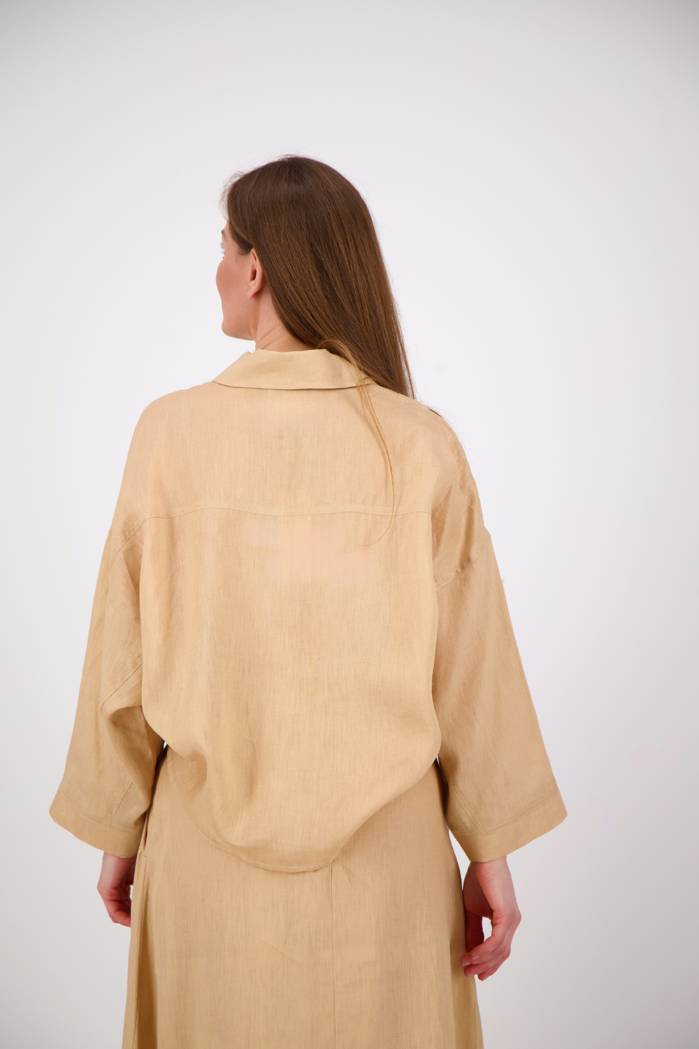 Linen Blouse - Beige