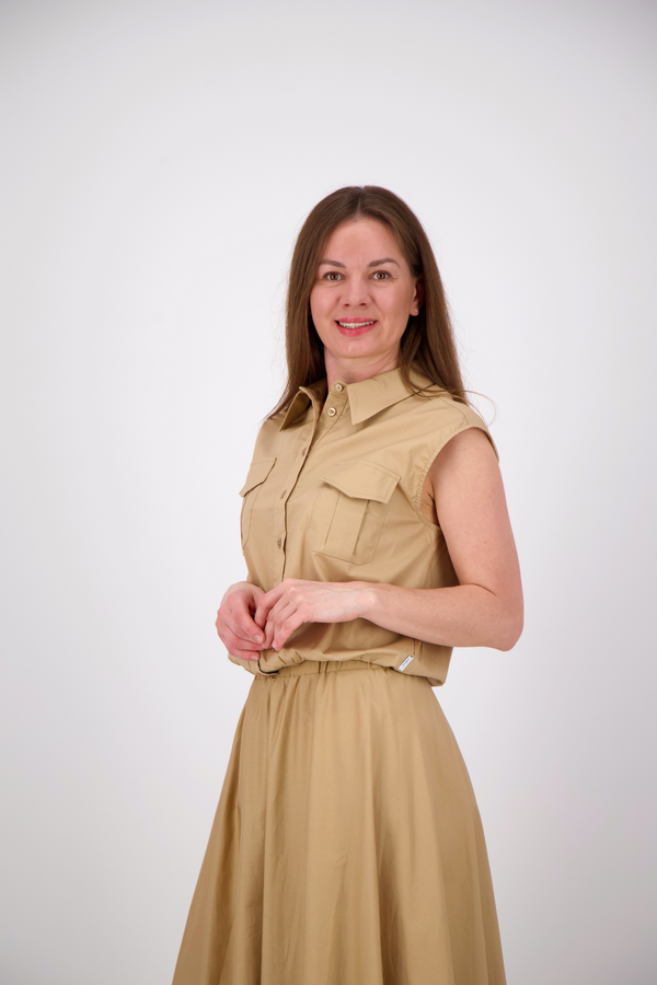 Alexandria Blouse - Camel