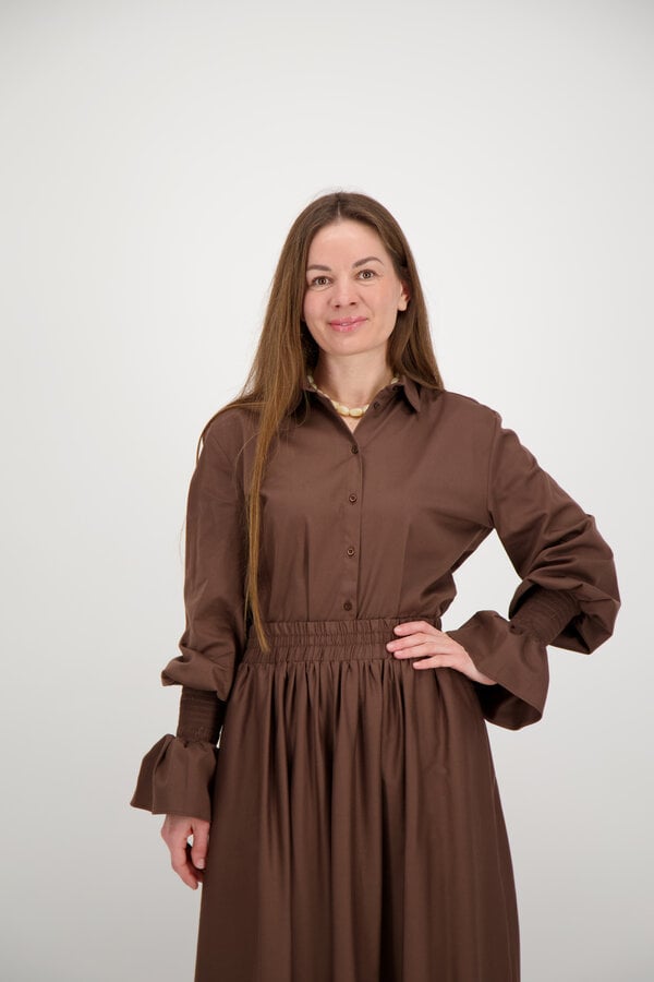 Dilara Blouse - Warm Brown