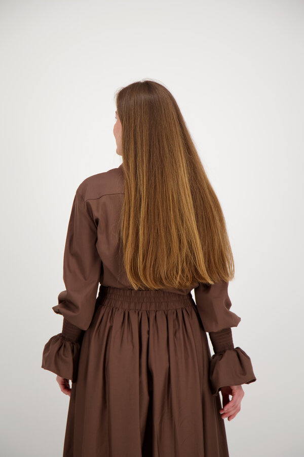 Dilara Blouse - Warm Brown