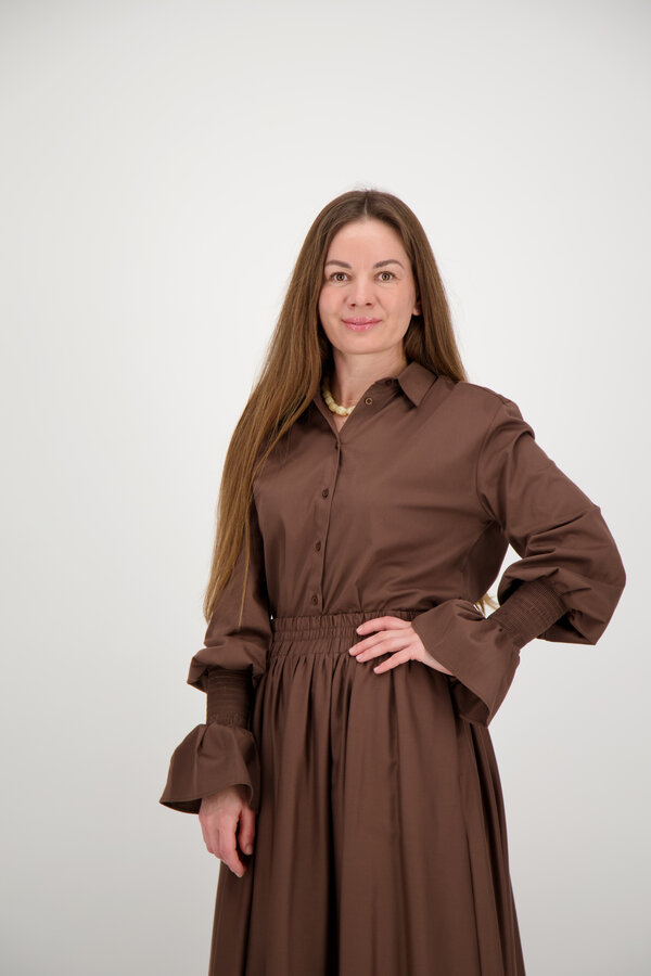 Dilara Blouse - Warm Brown