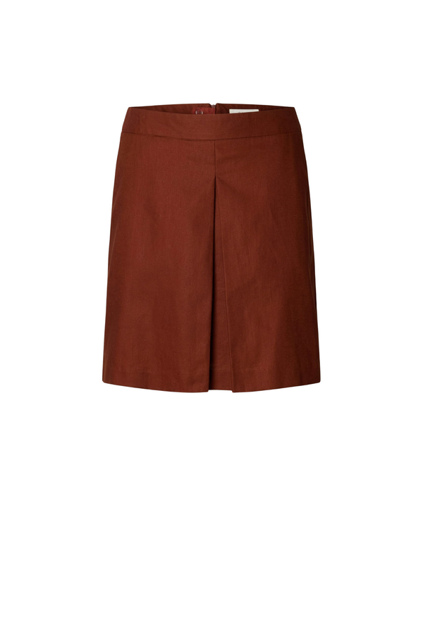 Vilka HW Short Skirt - Cherry Mahogany