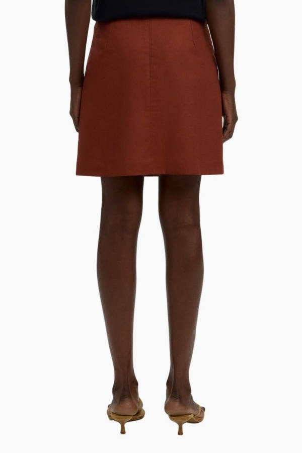 Vilka HW Short Skirt - Cherry Mahogany