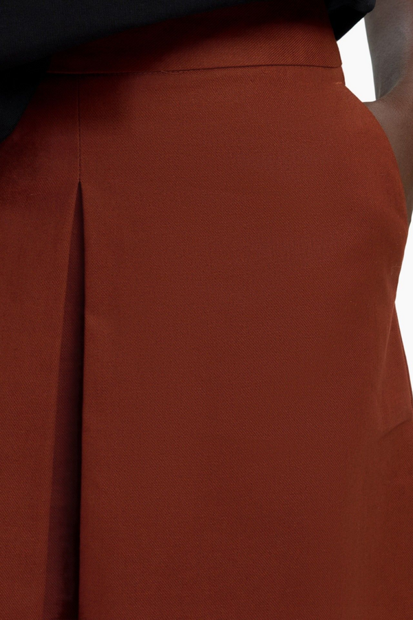 Vilka HW Short Skirt - Cherry Mahogany