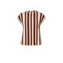 Lina SL Knit O-Neck - Birch/Cherry Mah