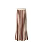 Lina HW Knit Long Skirt - Birch/Cherry Mah