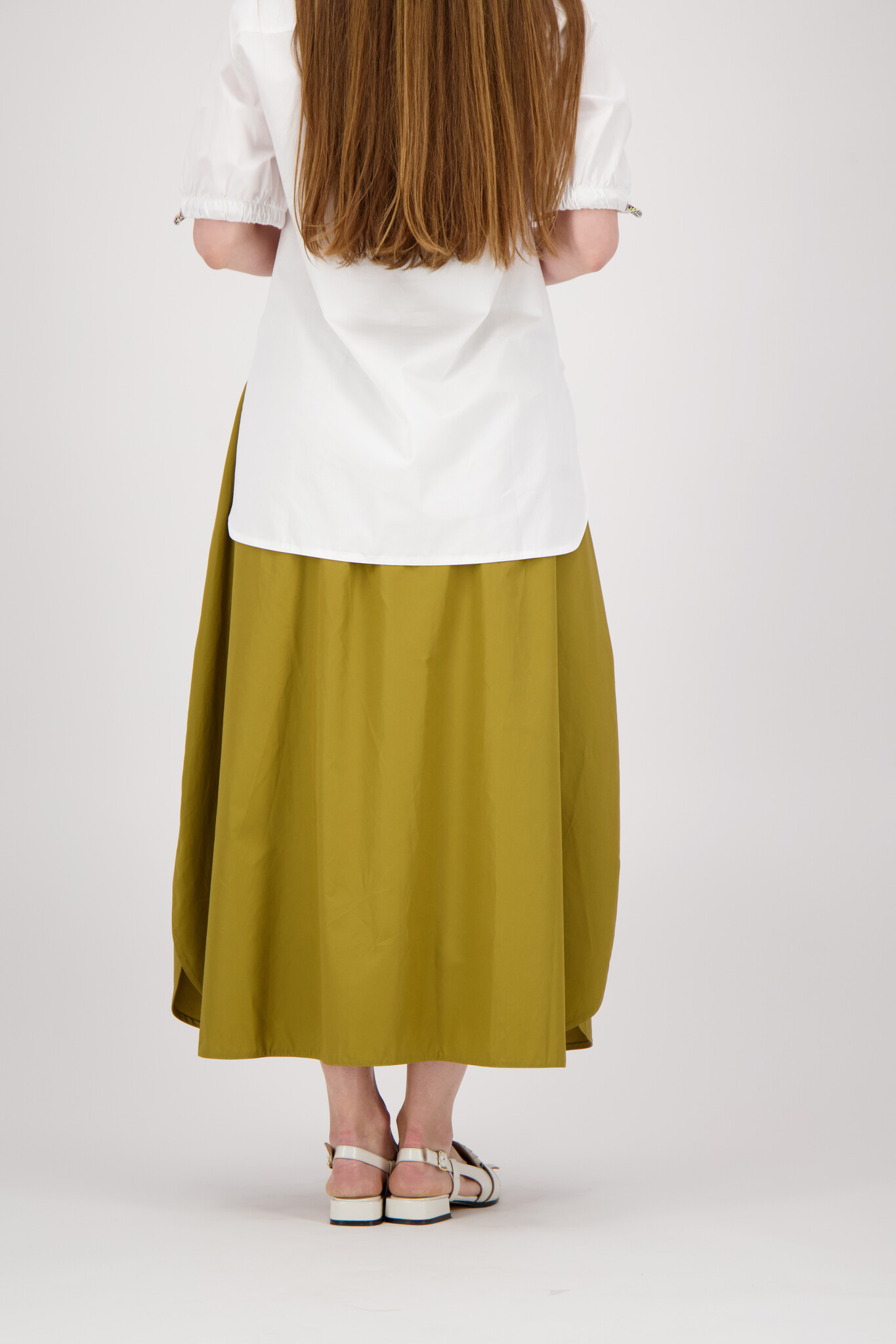 Popline Skirt - Khaki