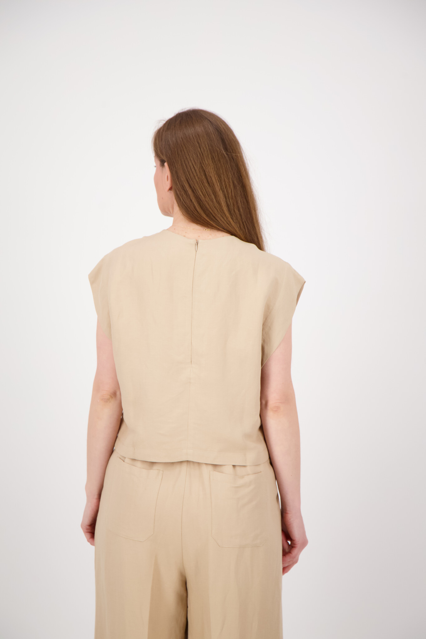 Linen Blouse - Beige