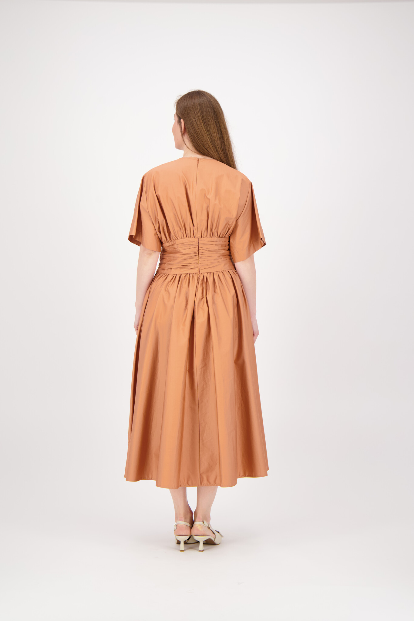 Popline Dress - Beige