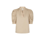 Roella Poplin Blouse - Dark Sand