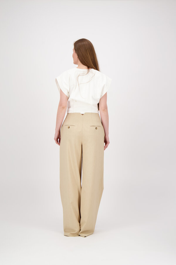 Pfeiffer Denim Top - White