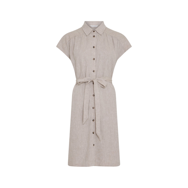 Viana Ginia SS Shirt Dress - mount trail mel