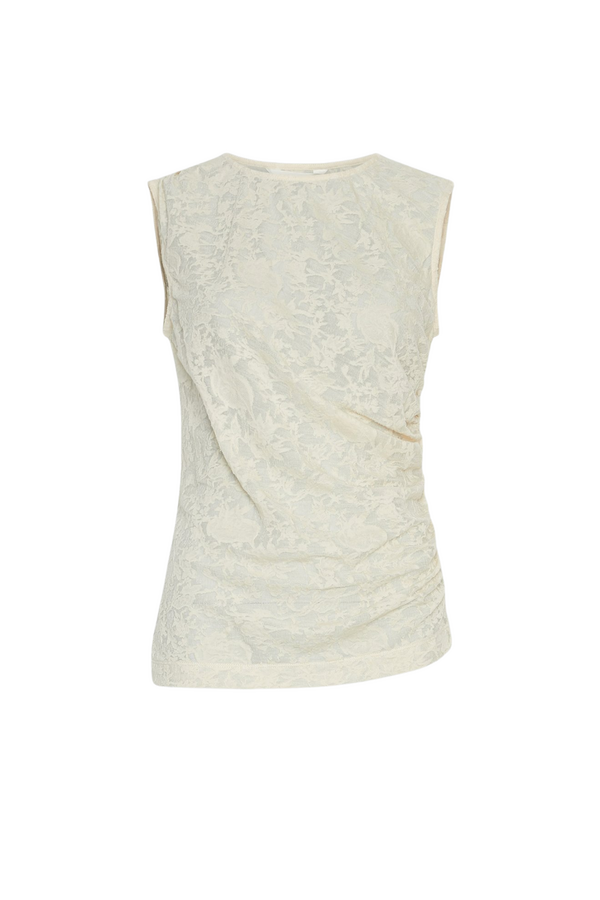 Brigetta Top - Bleached Sand