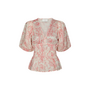 Minutti Print Blouse - Off White Rose