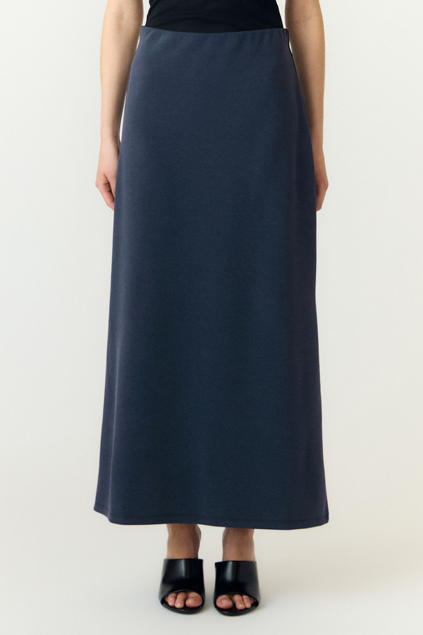 Coze HW Ankle Skirt - Navy Blazer