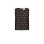 Polly Dot Top - Dark Brown