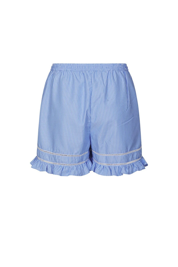 Amansa Stripe Shorts - Light Blue
