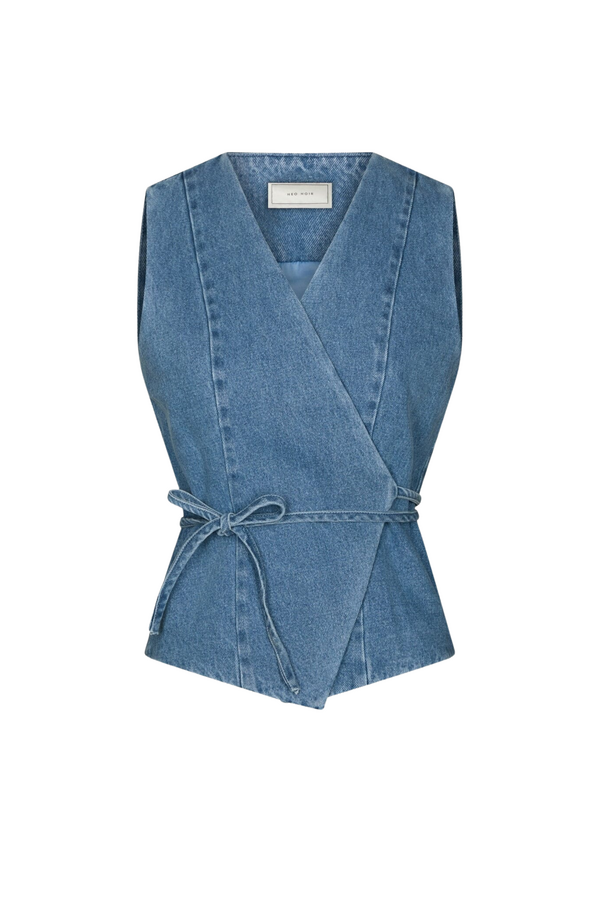 Samara Denim Waistcoat - Blue