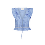 Jolia Stripe Top - Light Blue