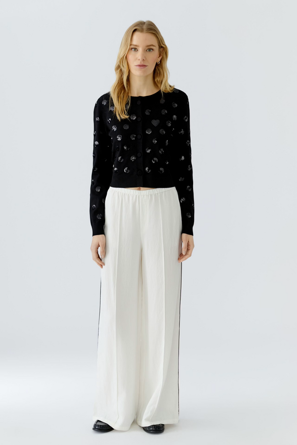 Dots Cardigan - Black