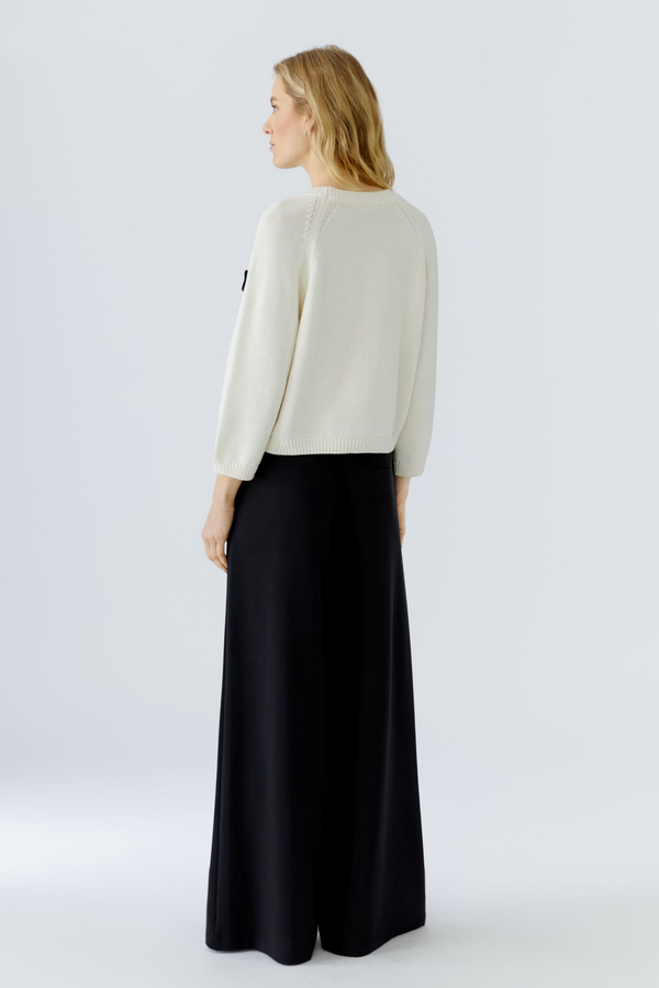 Dot Pullover - White/Black