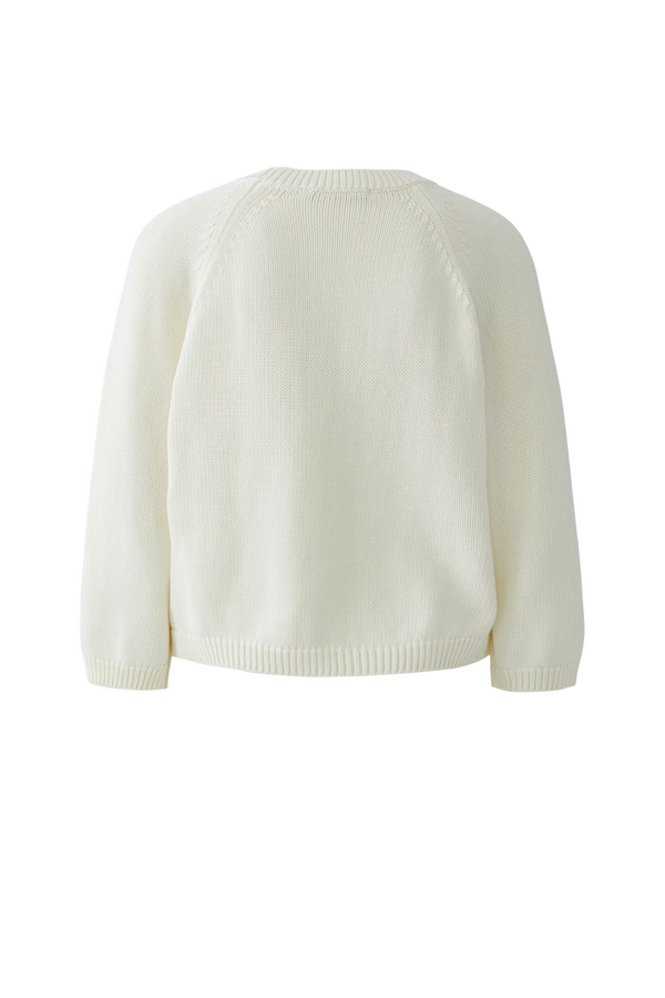 Dot Pullover - White/Black