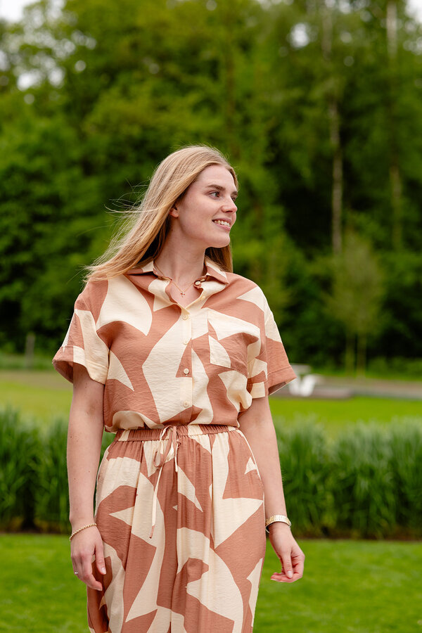 Veil Blouse - Mocha