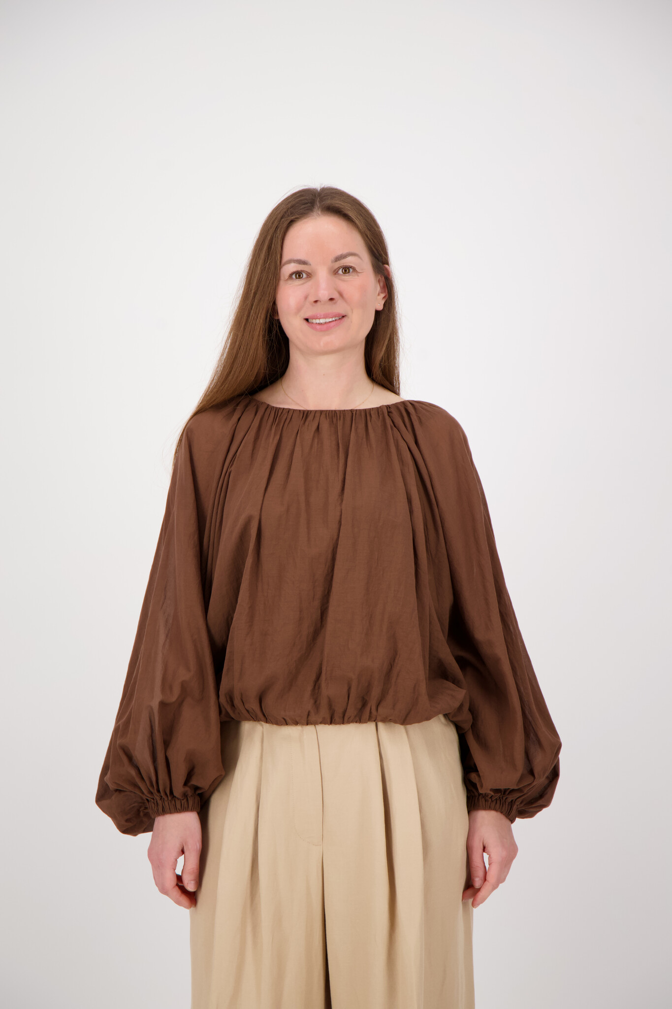 Blouse Voile - Brown