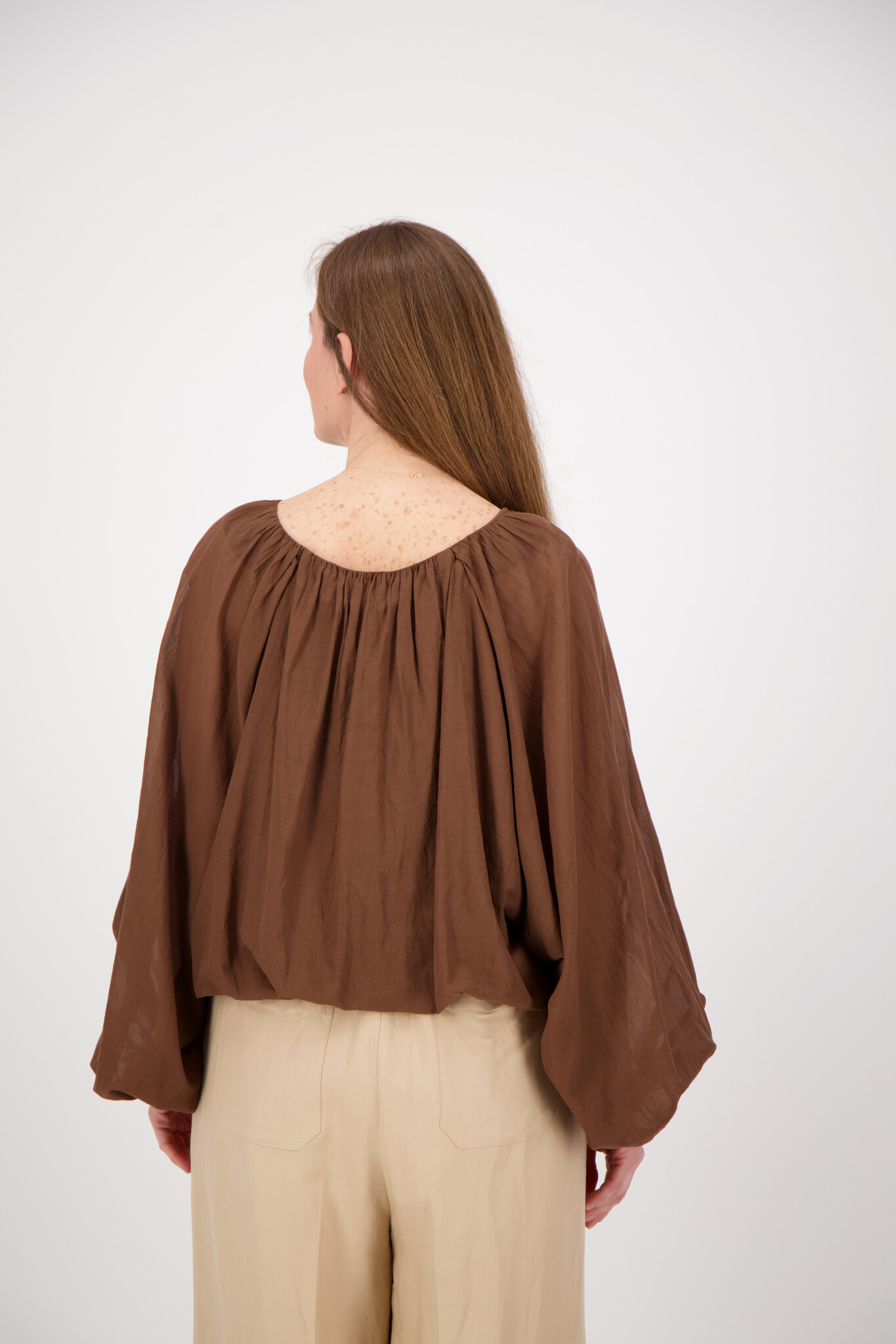 Blouse Voile - Brown