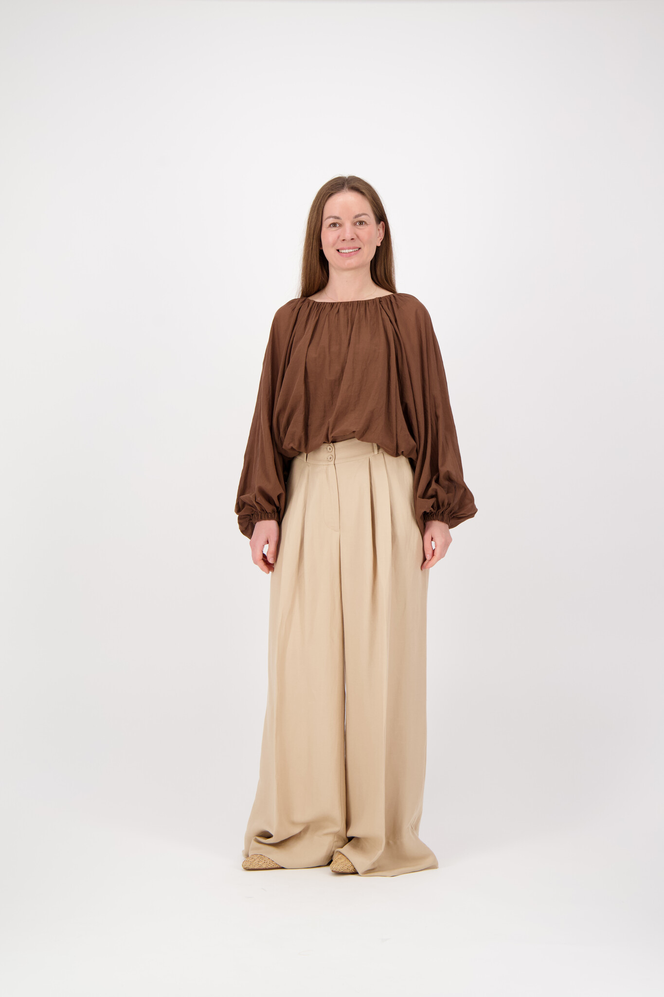 Blouse Voile - Brown