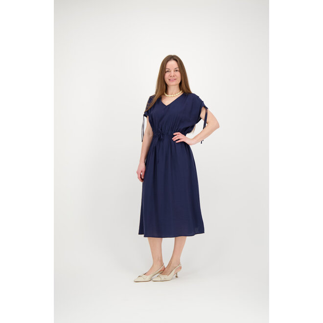 Jurk V-Hals - Donker Blauw