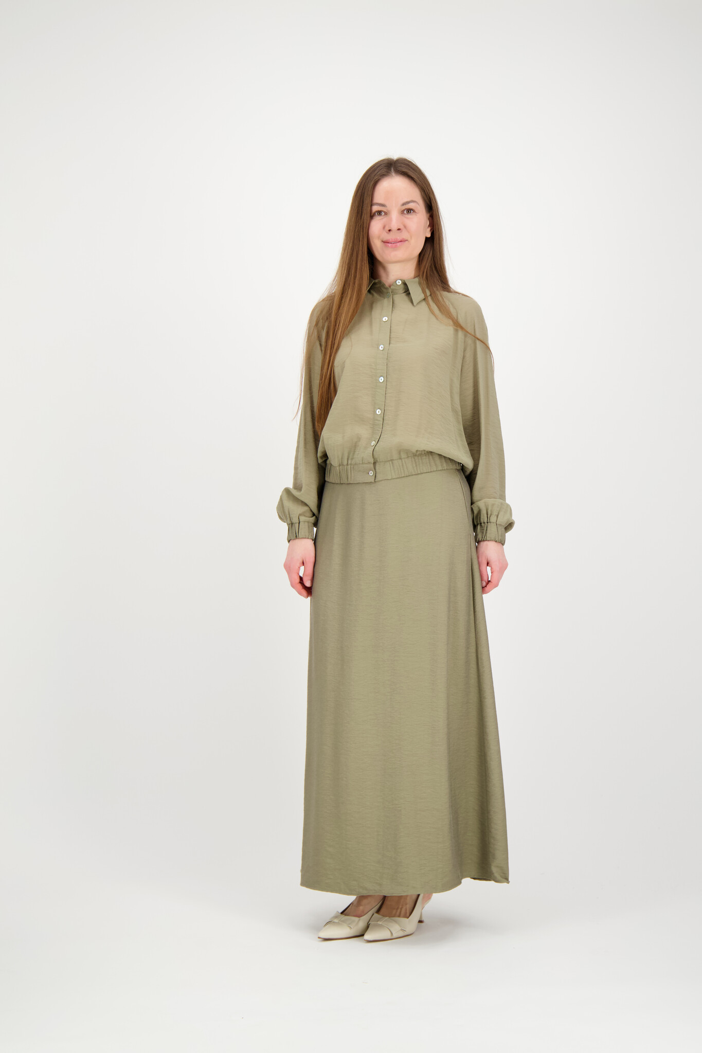 Ollie Bomber Blouse Jacket - Army