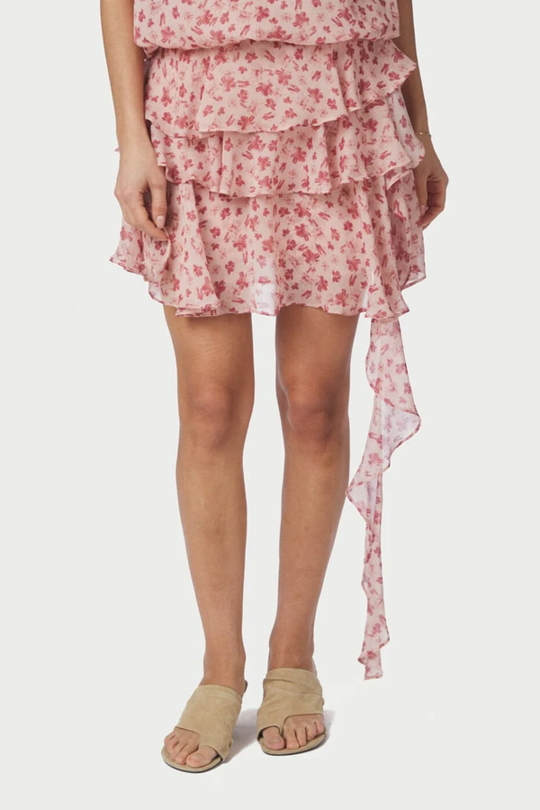 Ginla Flower Skirt - Dusty Rose