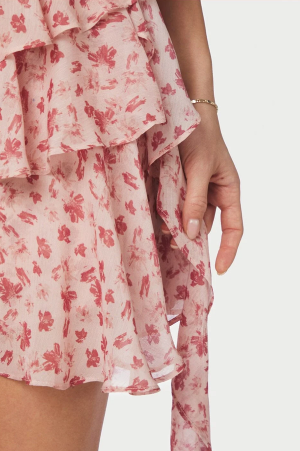 Ginla Flower Skirt - Dusty Rose