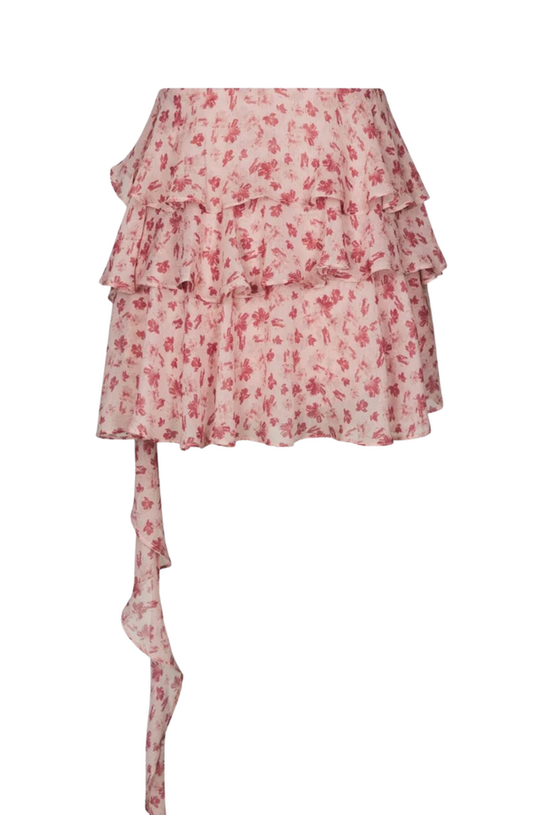 Ginla Flower Skirt - Dusty Rose
