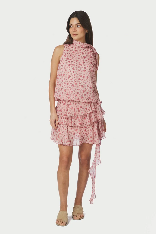Ginla Flower Skirt - Dusty Rose