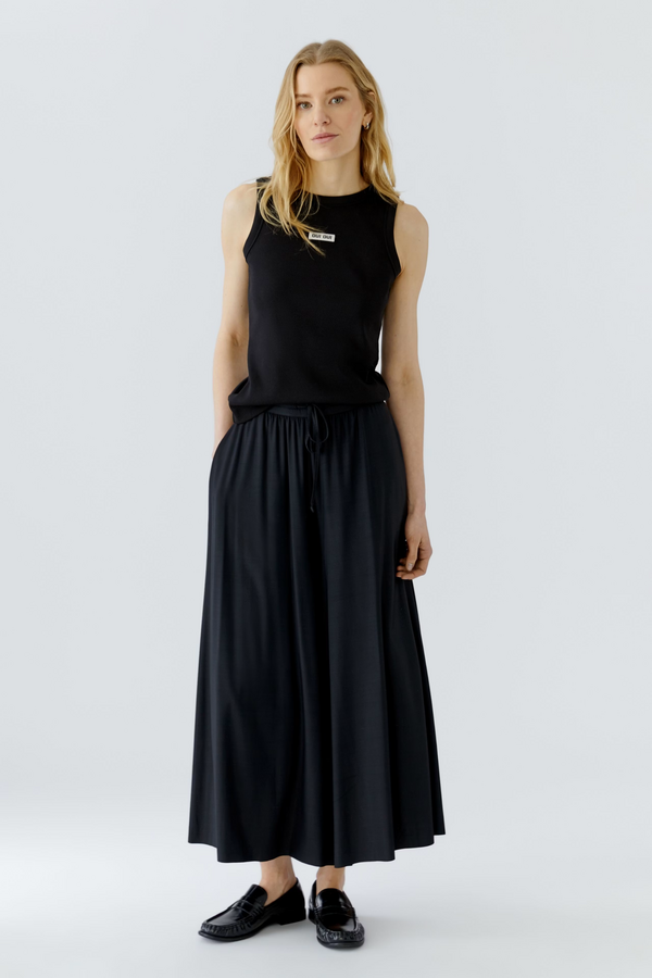 Trouser Skirt - Black