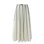 Stripe Midi Skirt - White/Black