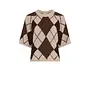 Adin Hope 2/4 Check Pullover - Rye Fudge